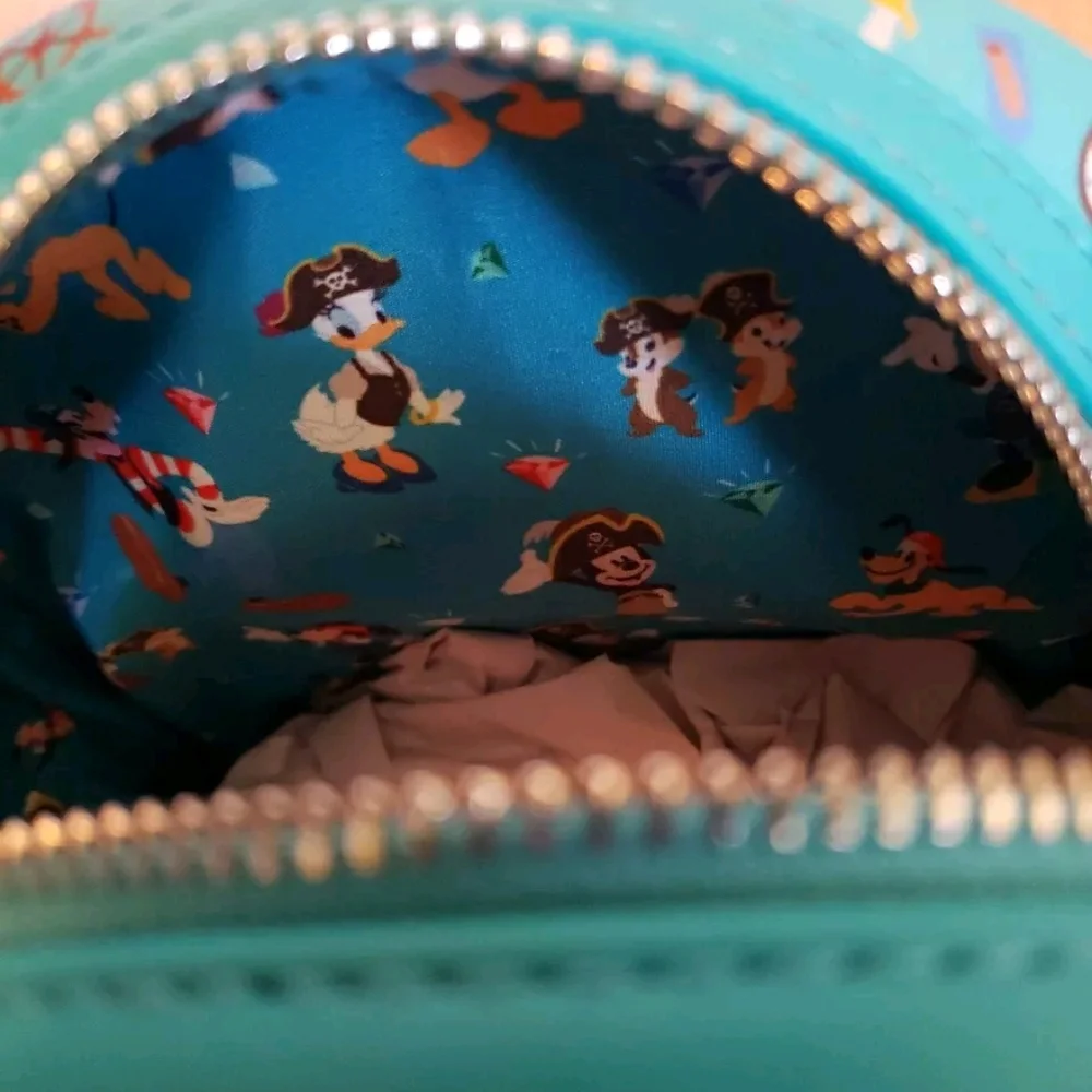 Loungefly Disney Pirate Mini Backpack Blue Multicolored